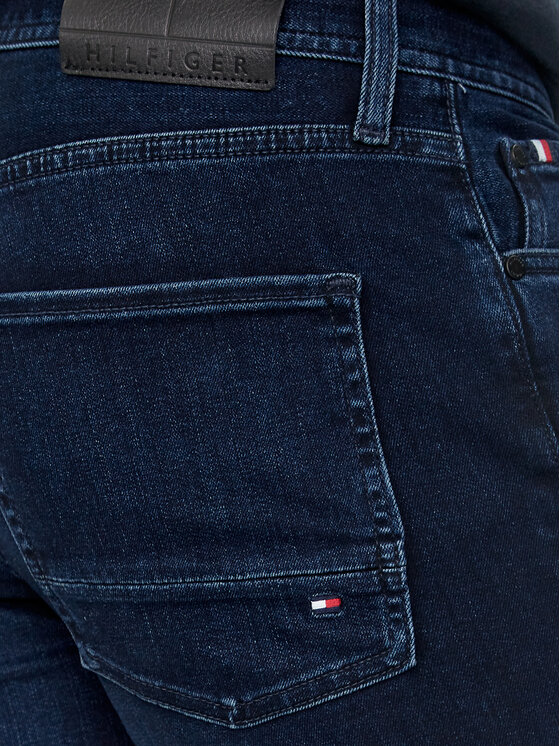 Tommy Hilfiger Tommy Hilfiger Jeansy Denton MW0MW35728 Granatowy Straight Fit