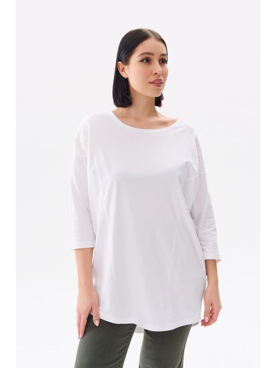 blue shadow blue shadow Tunika Sabira BS Écru Standard Fit