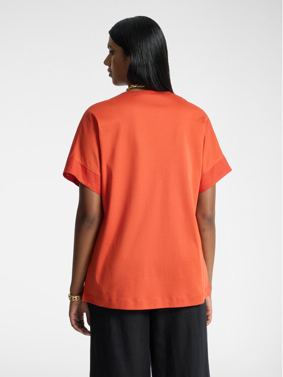 Elena Mirò Elena Mirò T-shirt G060Z000714N027 Arancione Regular Fit