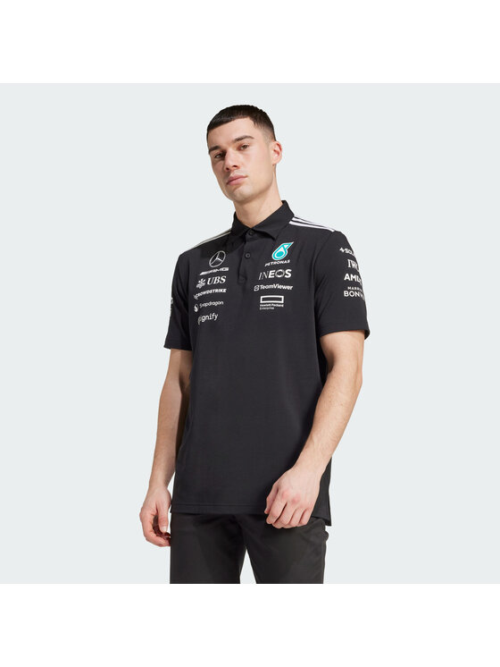 adidas adidas Polo 147999 Czarny Regular Fit