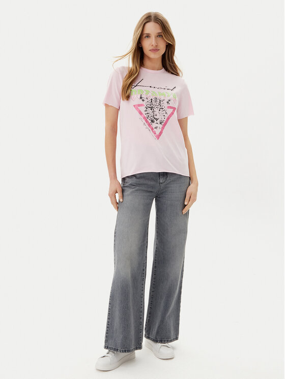 ONLY ONLY T-Shirt Lucy 15307412 Różowy Regular Fit