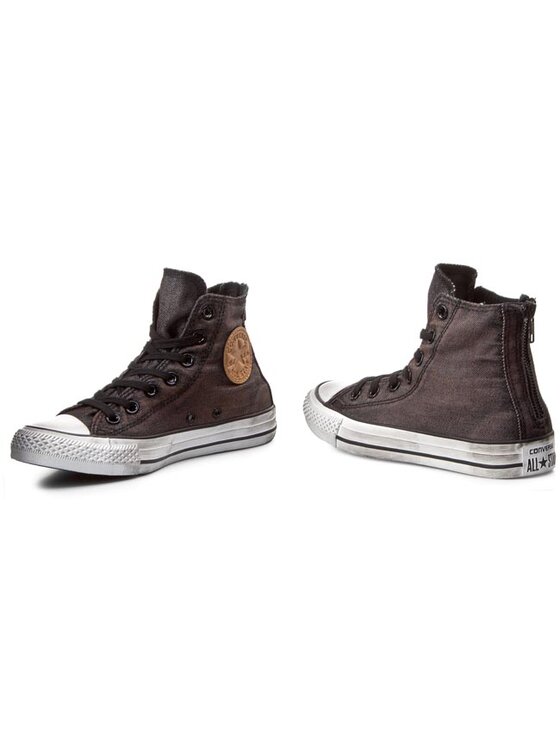 Converse Converse Sneakers aus Stoff Ct Back Zip Hi 146988C Grau