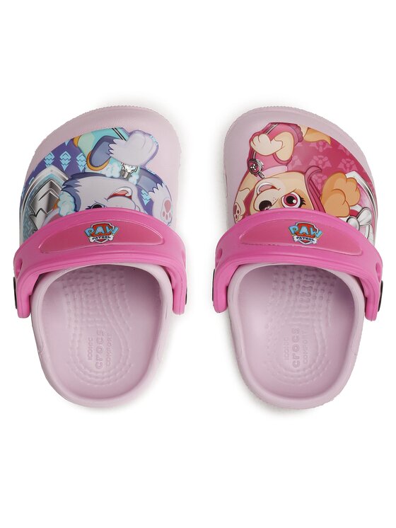 Paw patrol shop crocs pink