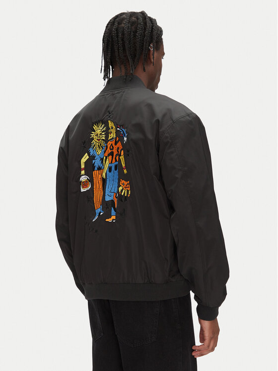 Volcom Volcom Geacă bomber Bob Mollema A1612500 Negru Boxy Fit