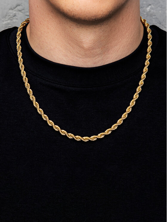 ICED STUFF ICED STUFF Синджирче Rope Златист