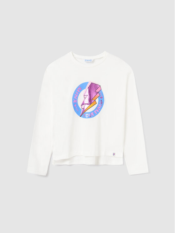 Mayoral Mayoral Bluse 7.049 Écru Regular Fit