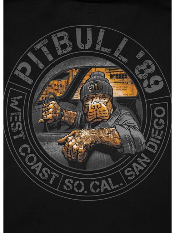 PITBULL PITBULL Bluza Bluza męska DRIVING XXL Czarny Regular Fit