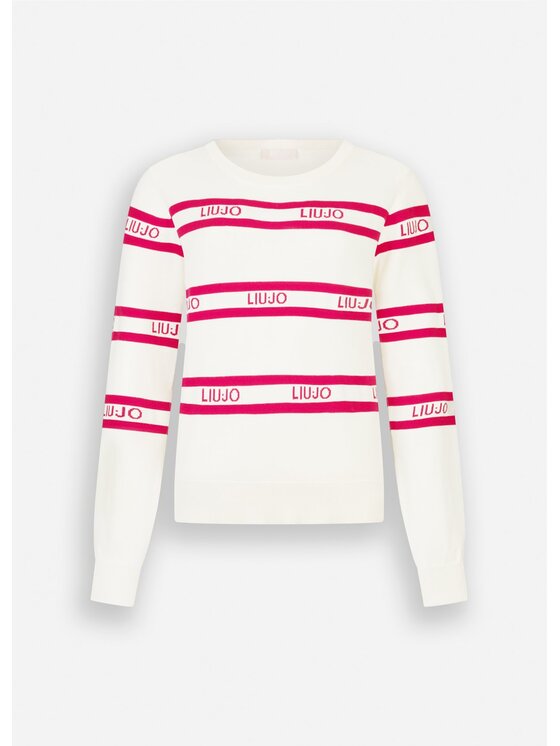 Liu Jo Liu Jo Maglione TF5303MS63LC3752 Bianco Regular Fit