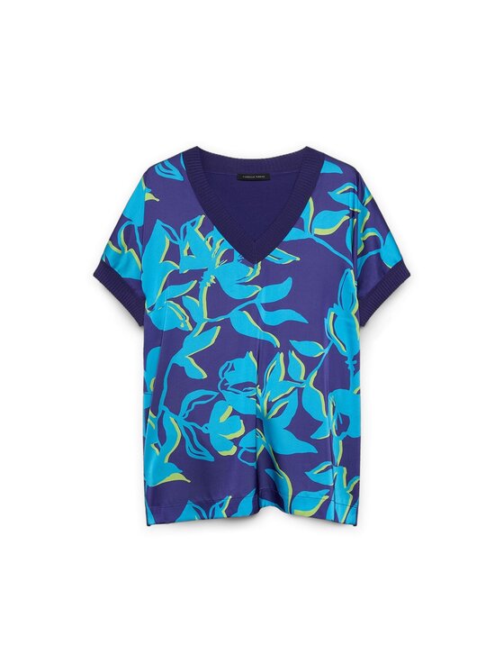 Fiorella Rubino Fiorella Rubino Cardigan M540L007910N0Z4 Turchese Boxy Fit