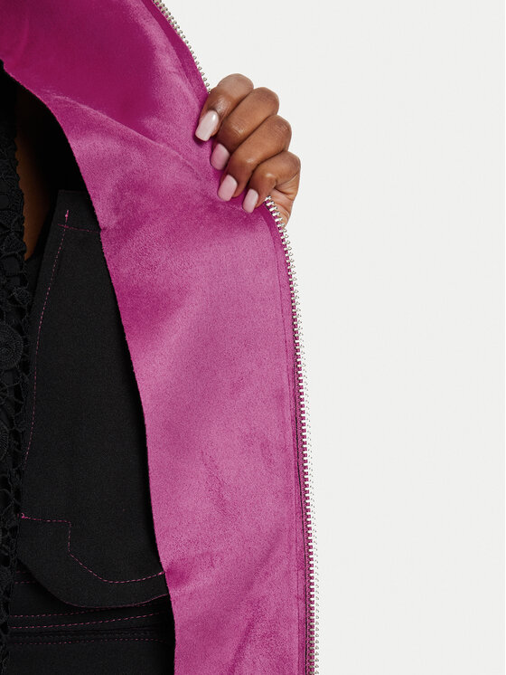 Morgan Morgan Jacke aus Kunstleder 222-GSUD Rosa Regular Fit