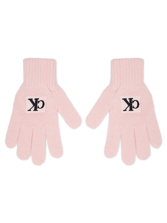 Calvin Klein Jeans Kinderhandschuhe - Kinderkleidung, Größe L_XL Rosa Monogram IU0IU00363