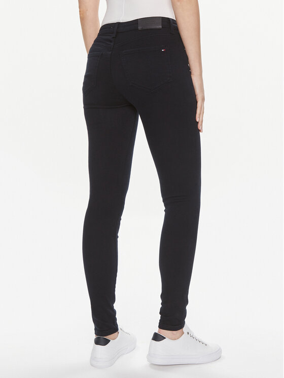 Tommy Hilfiger Tommy Hilfiger Džinsai WW0WW41295 Tamsiai mėlyna Skinny Fit