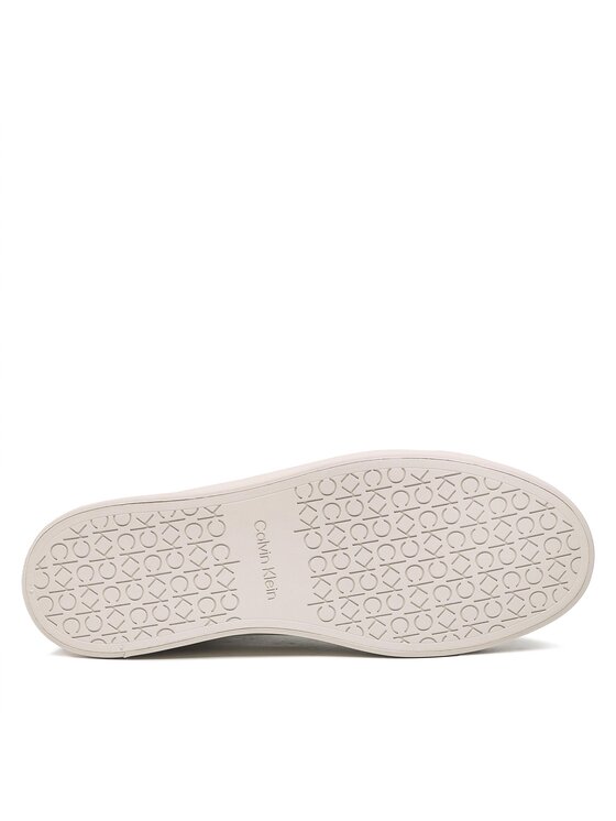 Calvin Klein Calvin Klein Αθλητικά Logo Cupsole Lace Up HW0HW01353 Λευκό