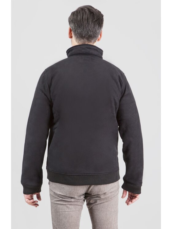 Perso Perso Bunda pro přechodné období krótka Černá Regular Fit