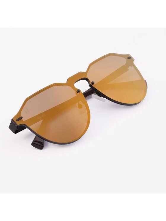 Hawkers Hawkers Okulary przeciwsłoneczne UN METAL VEGAS GOLD WARWICK VM Brązowy