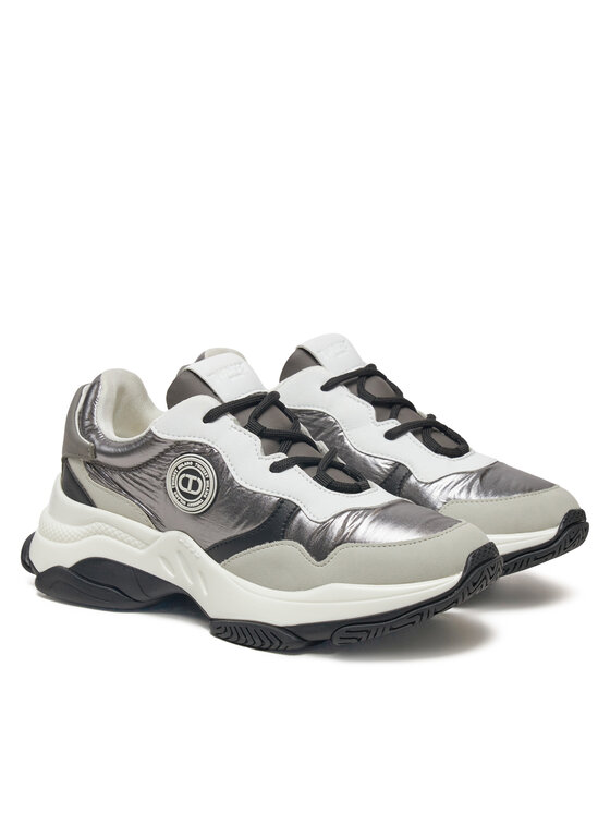 TWINSET TWINSET Sneakersy 242TGT18C Srebrny