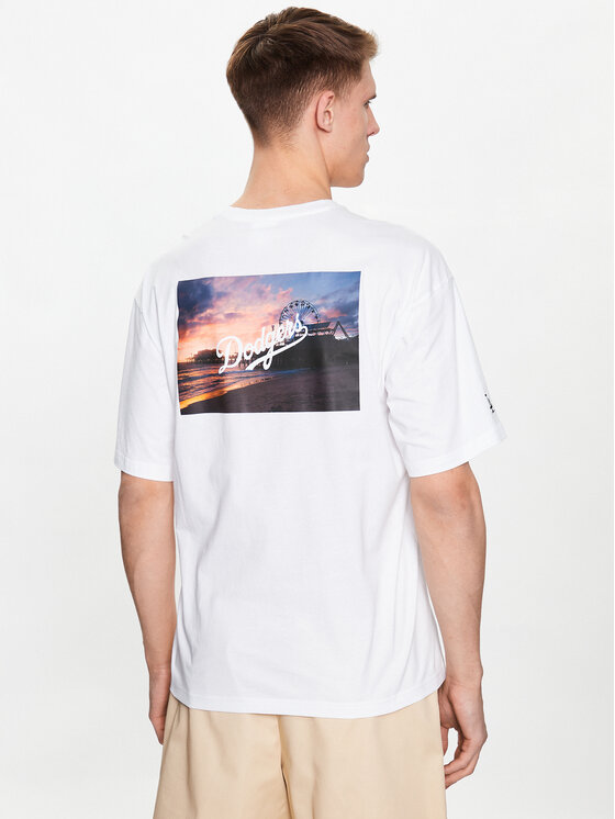 Champion Champion T-krekls 218923 Balts Relaxed Fit