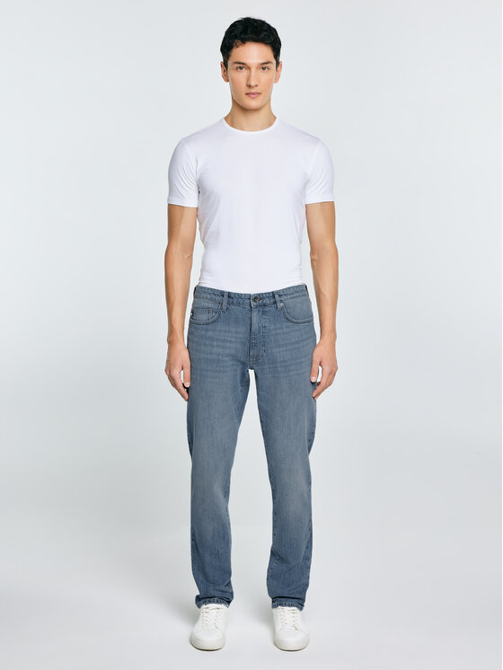 BIG STAR BIG STAR Jeansy HARPER Niebieski Tapered Fit