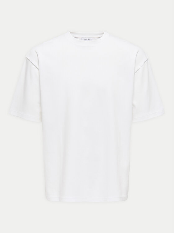 Only & Sons Only & Sons T-krekls Caspian 22031940 Balts Authentic Fit