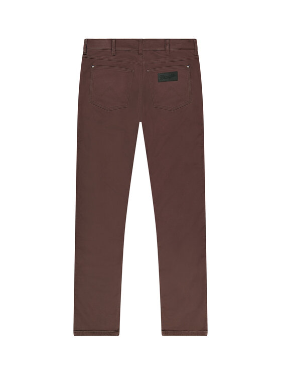 Wrangler Wrangler Jeansy GREENSBORO Brązowy Straight Fit