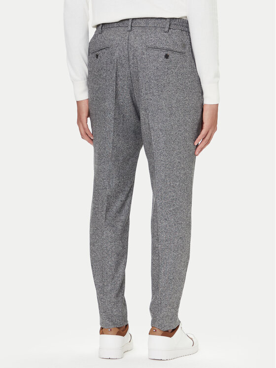 Tommy Hilfiger Tommy Hilfiger Pantaloni din material Harlem MW0MW41340 Gri Regular Fit