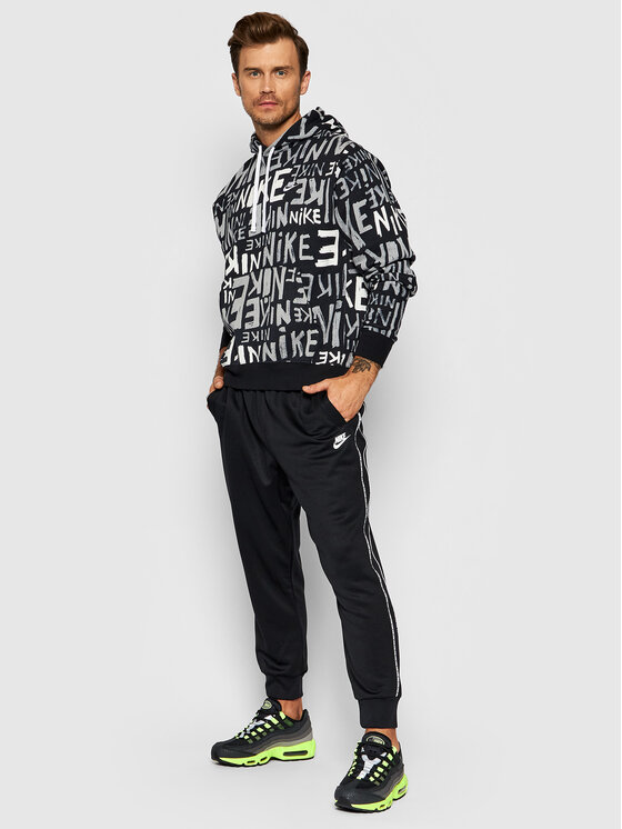 Nike Bluza Sportswear Club DA0061 Czarny Standard Fit | Modivo.pl