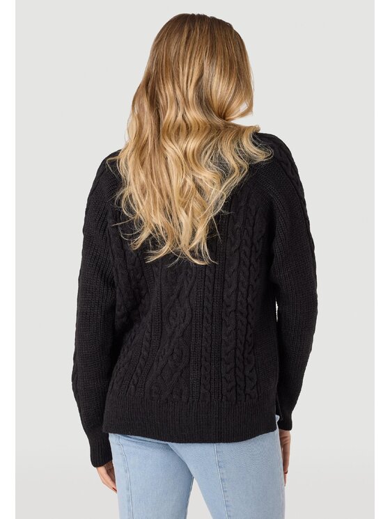 LAURELLA LAURELLA Sveter LAURELLA 6TU012299 Čierna Regular Fit