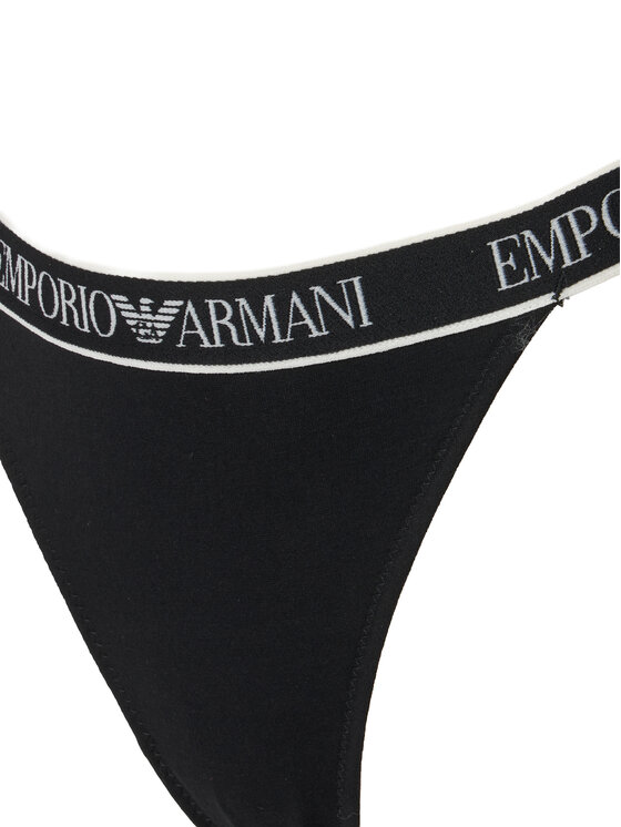 Emporio Armani Underwear Emporio Armani Underwear Tanga szett EW000405 AF19026 MC005 Fekete