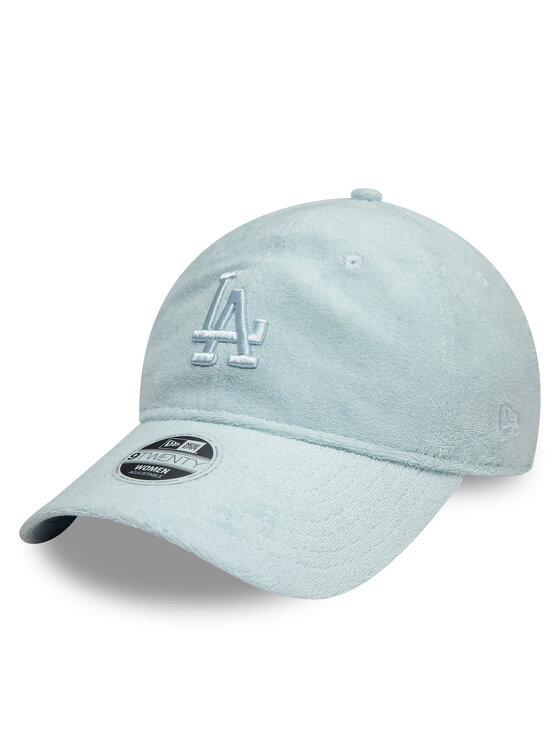 New Era Шапка с козирка Los Angeles Dodgers Towelling 9Twenty 60595346 Светлосиньо
