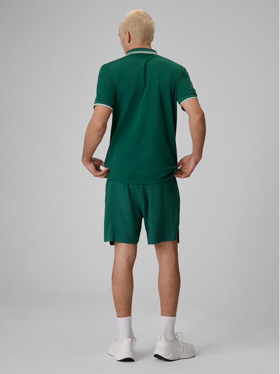 4F 4F Szorty sportowe SERVE & SMASH Zielony ciemny Regular Fit