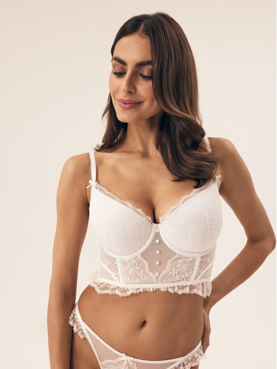 Esotiq Esotiq Biustonosz push-up 42890 Biały