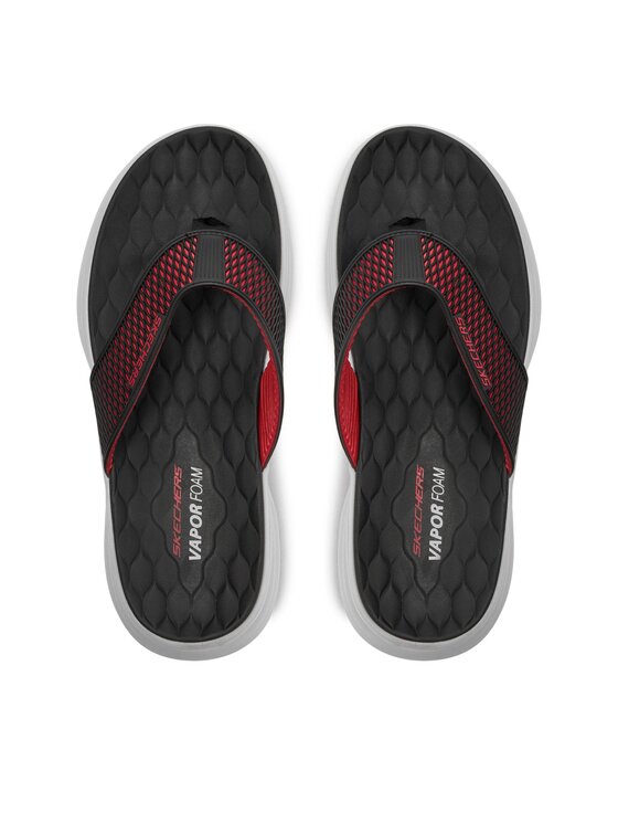 Skechers Skechers Žabky Vapor Foam Sandal 232894/BKRD Černá
