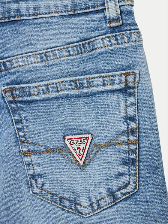 Guess Guess Jeans hlače L3YA00 D52Z0 Modra Slim Fit