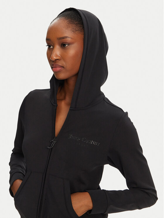 Juicy Couture Juicy Couture Світшот Active JCSAS125401 Чорний Slim Fit