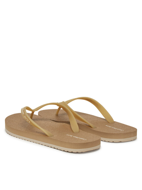 Calvin Klein Jeans Calvin Klein Jeans Čības uz pirksta Thong+ Tpu YM0YM01265 Bēšs