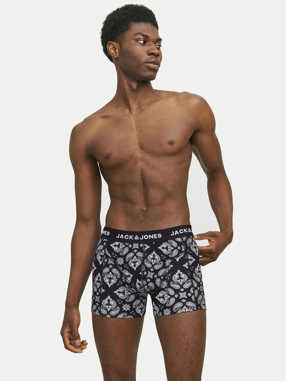 Jack&Jones Jack&Jones Komplet 3 par bokserek Paris 12259575 Czarny