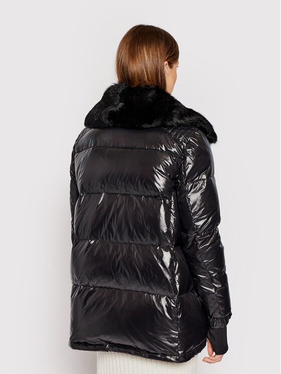 Silvian Heach Silvian Heach Пуховик Logga PGA21009PI Чорний Regular Fit