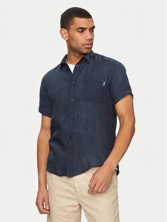 Pepe Jeans Pepe Jeans Košile Paige PM308494 Tmavomodrá Regular Fit