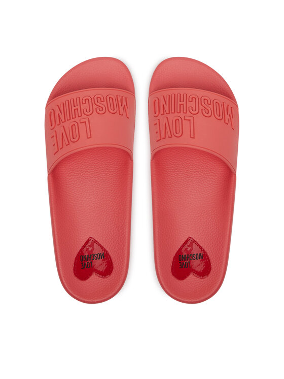 LOVE MOSCHINO LOVE MOSCHINO Klapki JA28052G0MI15502 Koralowy
