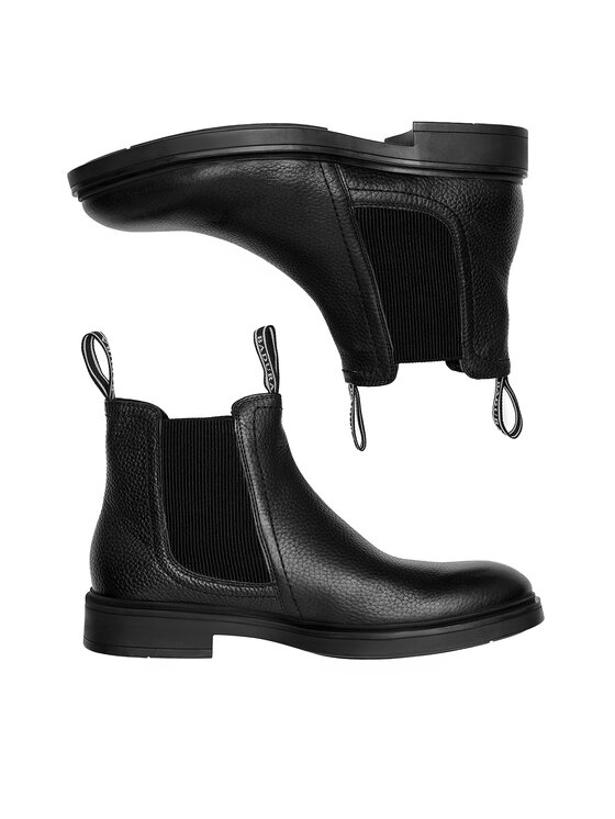 Badura Badura Μποτάκια με λάστιχο JAMES-04 MI08 Μαύρο