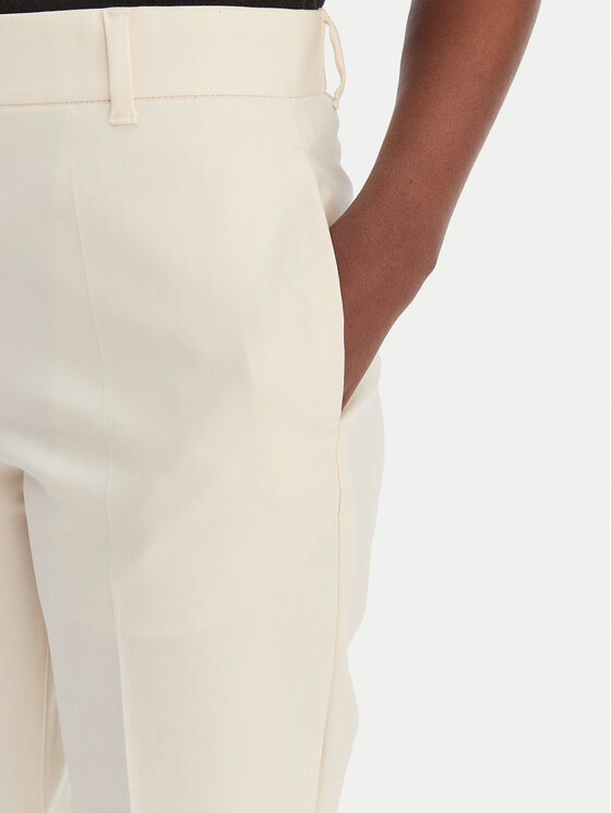 Calvin Klein Calvin Klein Chinosy LV044B916G Écru Regular Fit