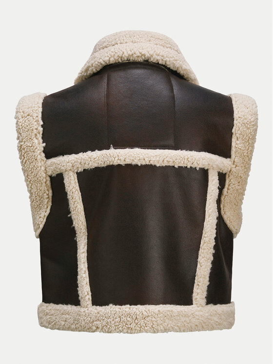 JJXX JJXX Αμάνικο Μπουφάν Joanna 12264943 Μαύρο Regular Fit