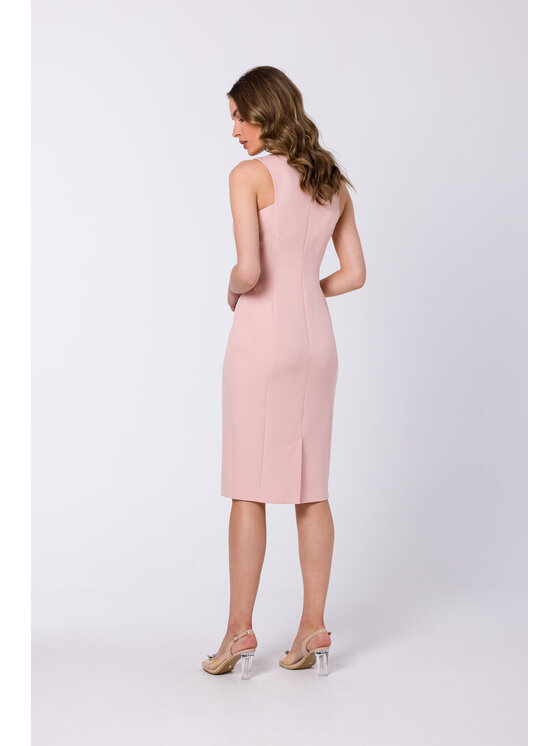 Stylove Stylove Sukienka koktajlowa S342 Różowy Regular Fit