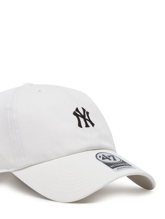 47 Brand 47 Brand Καπέλο Jockey MLB New York YankeesFoundation ’47 CLEAN UP B-FNDTN17GWS Λευκό