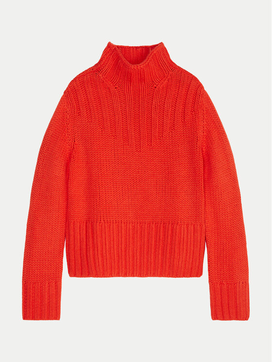 Marc O'Polo Marc O'Polo Krekls ar augstu apkakli 409 6211 60499 Sarkans Loose Fit