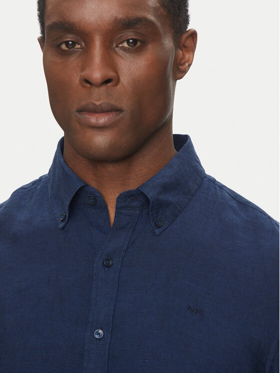 Michael Kors Michael Kors Camicia CS4400H4YT Blu scuro Relaxed Fit