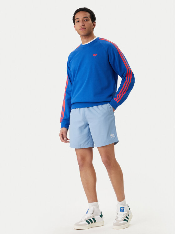 adidas adidas Pantaloni scurți pentru înot adicolor 3-Stripes JX5017 Albastru celest Regular Fit