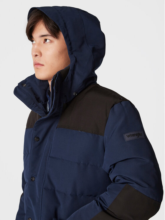 Wrangler Wrangler Kurtka zimowa Bodyguard W4B2WW114 112320200 Granatowy Regular Fit