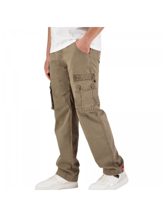 Alpha Industries Alpha Industries Spodnie materiałowe AI.108207-183-30 Beżowy Cargo Fit