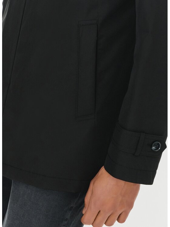 Pako Lorente Pako Lorente Płaszcz przejściowy P23WF-7X-010 Czarny Classic Fit